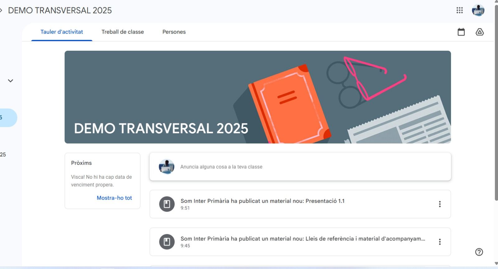 Demo aula Curs Oposicions ICS 2025 SOM Intersindical i SOMGiS 